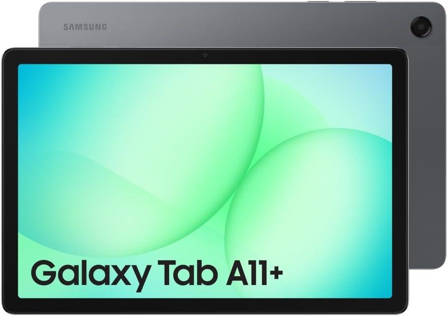 Product image of Samsung Galaxy Tab A11+, Android Tablet, AI Features, Sleek and Modern Design, 11 Inch 90Hz Display, 128GB Storage, 6GB Memory, With Dolby Quad Speakers, Grey, 3 Year Extended Warranty (UK Version)