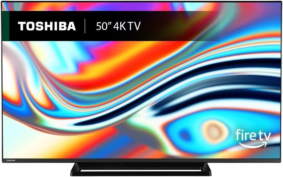 Product image of Toshiba UF3F 50 Inch Fire 4K HDR TV, TRU Picture Engine, HDR10, Dolby Vision & Atmos, Sound by Onkyo, DTS Virtual X, Alexa Voice Remote