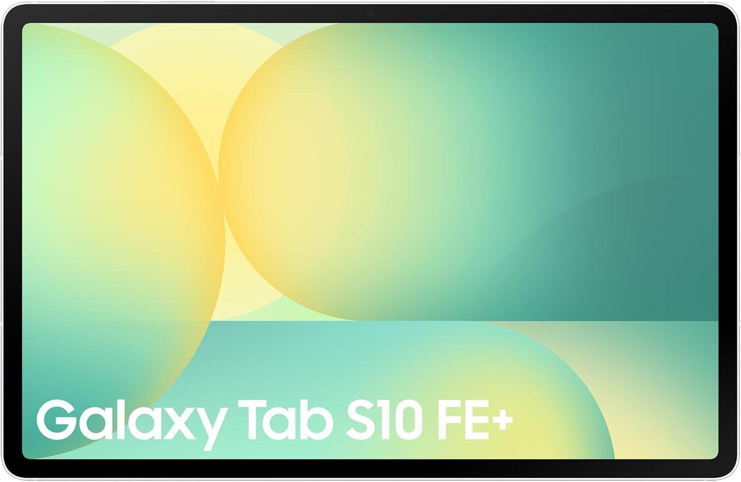 Product image of Samsung Galaxy S10 FE+ Android Tablet, Wifi, 128GB Storage, 8GB Memory, 13.1" Display, S Pen included, Long lasting Battery, Silver, 3 Year Extended Warranty (UK Version)